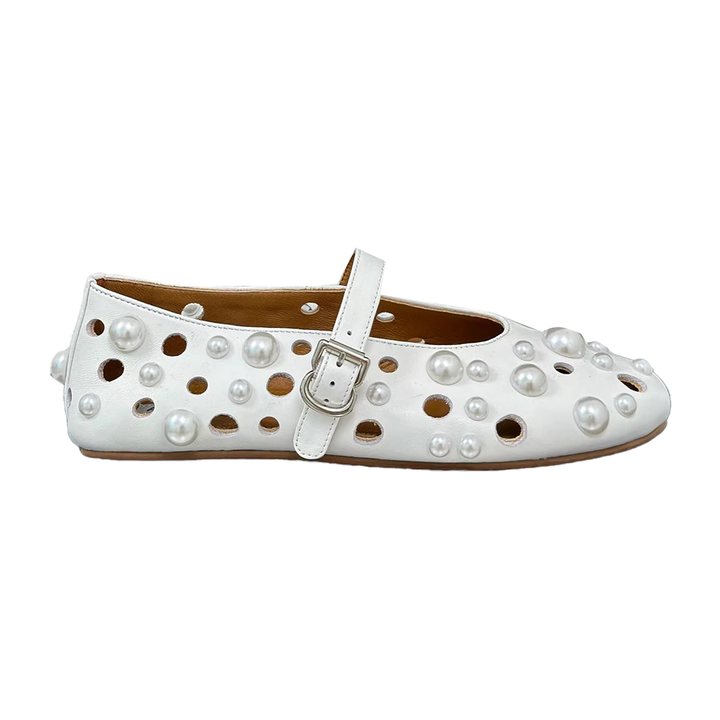 VIANN Pearl Flat Ballet Shoes