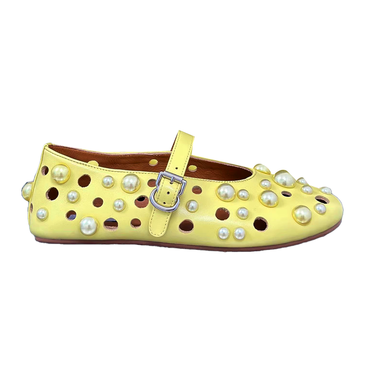 VIANN Pearl Flat Ballet Shoes