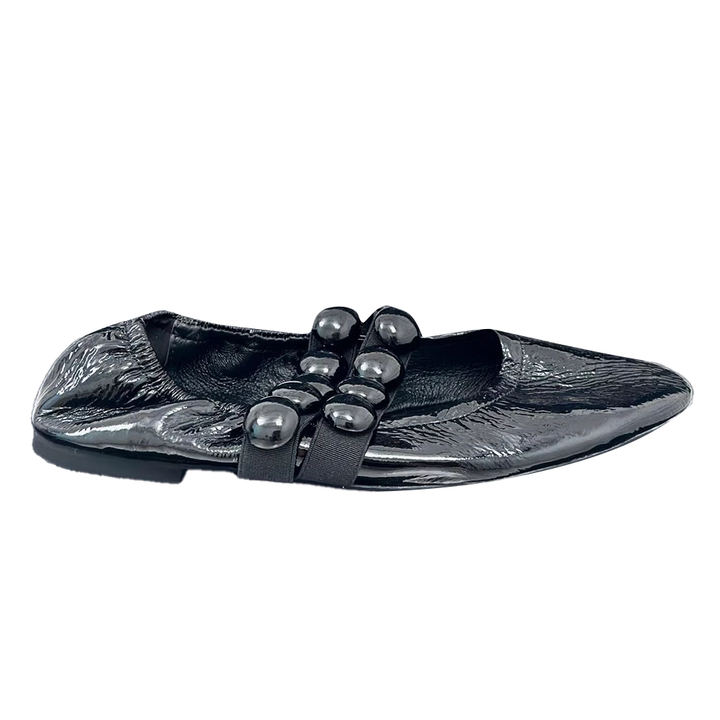 VIANN Studded Flat Ballet Shoes