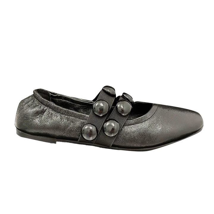 VIANN Studded Flat Ballet Shoes