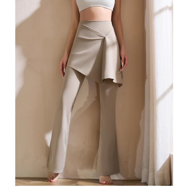 VOCBI Yoga Pilates Double Layers Fitted Stretch Leggings
