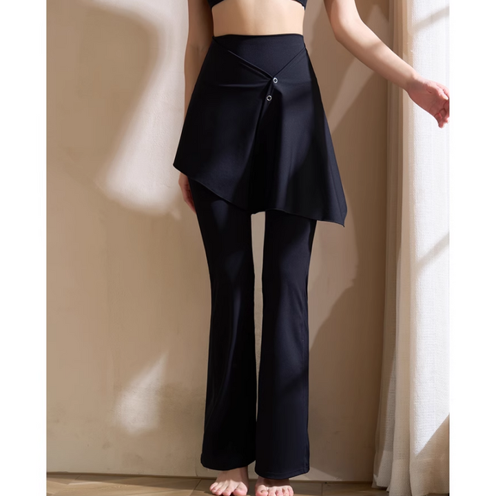VOCBI Yoga Pilates Double Layers Fitted Stretch Leggings