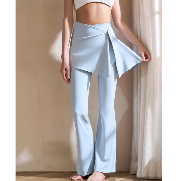 VOCBI Yoga Pilates Double Layers Fitted Stretch Leggings