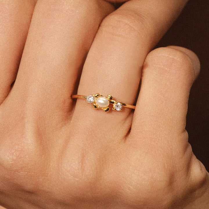 VOJEi Diamante Pearl Ring