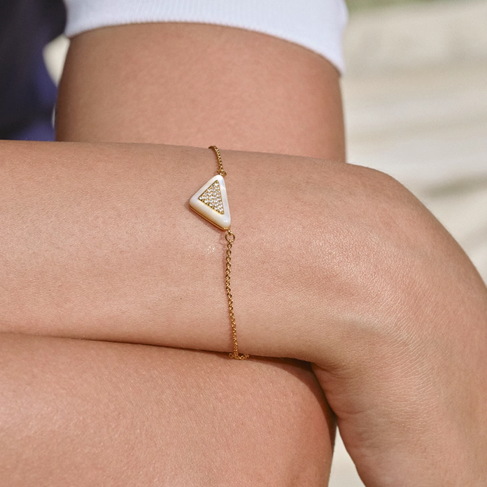 VORSA Diamante Triangle Bracelet
