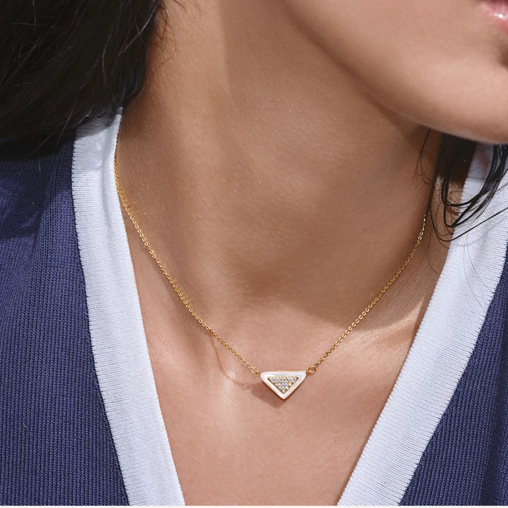 VORSA Diamante Triangle Necklace