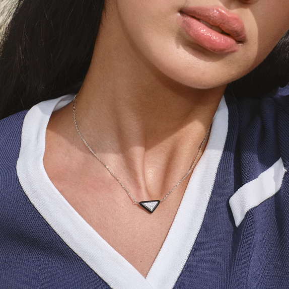 VORSA Diamante Triangle Necklace