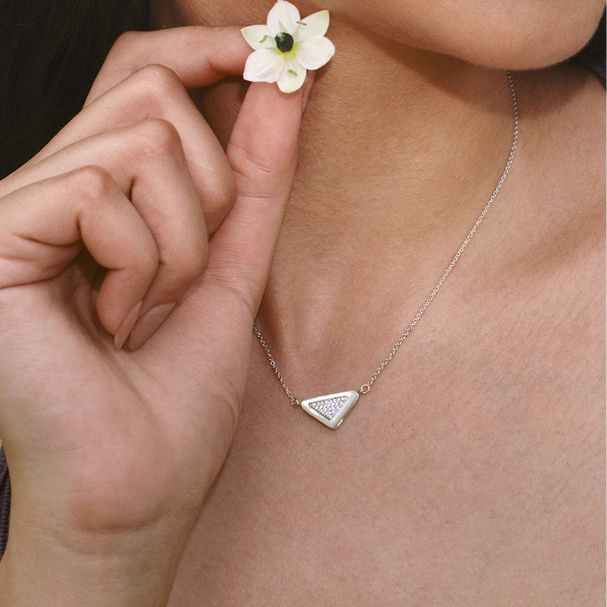 VORSA Diamante Triangle Necklace