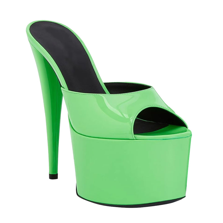 VOTCA Stiletto High Heel Mules Sandals