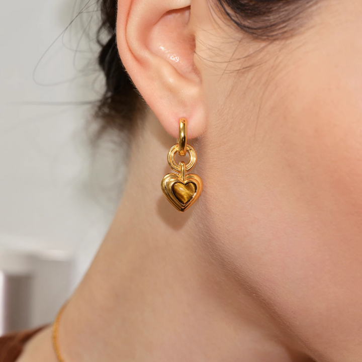 VOTNA Heart Earrings - Pair