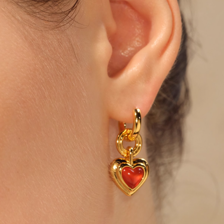VOTNA Heart Earrings - Pair