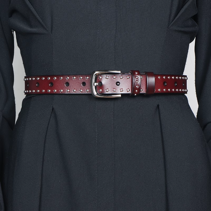 VOTSA Studded Girdle Belt