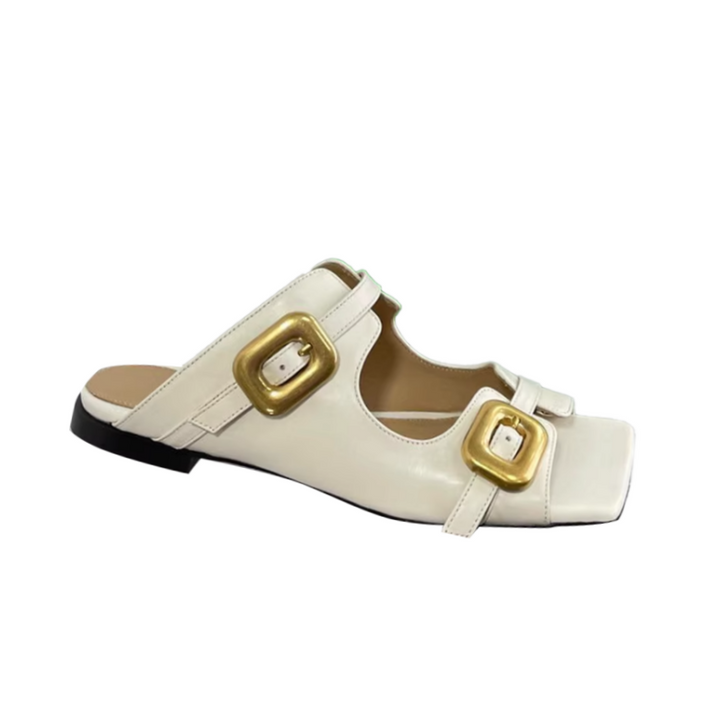 NUVST Buckled Slippers Slides