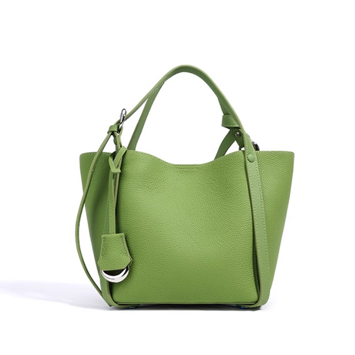 VUERC Leather Bucket Bag