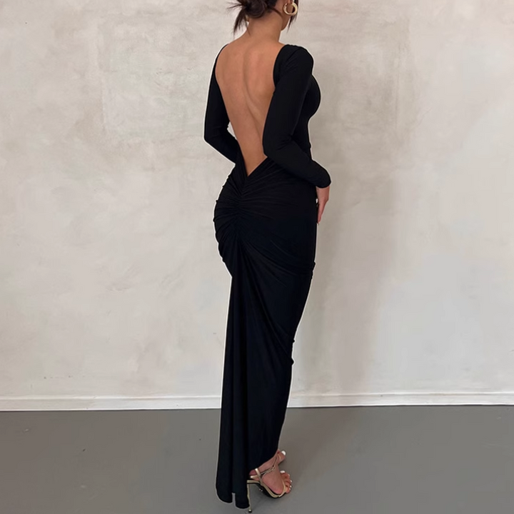 VUCHA Backless Evening Dress Gown