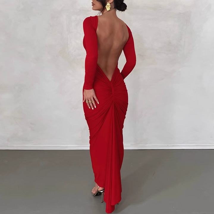 VUCHA Backless Evening Dress Gown