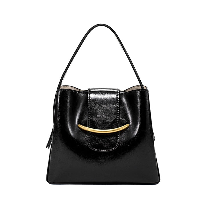 VUHRO Buckled Bucket Bag