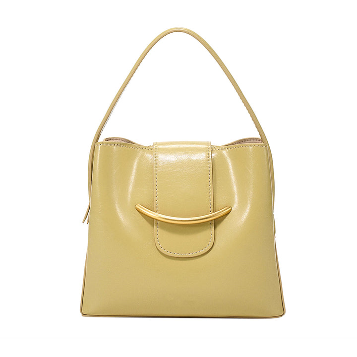 VUHRO Buckled Bucket Bag