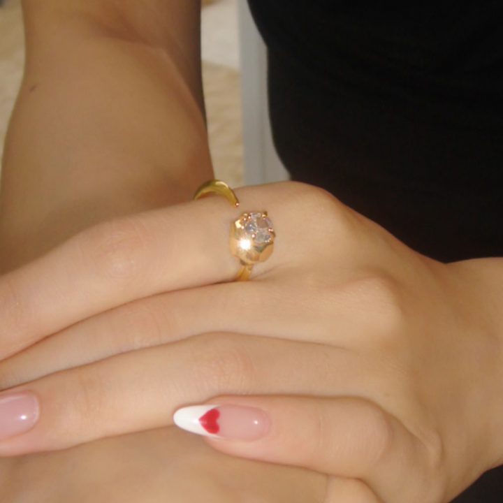 VULJA Diamante Opening Ring