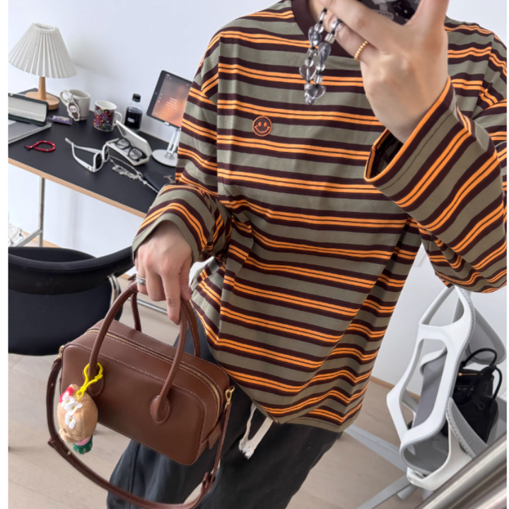 VUNAC Striped Long Sleeves Top