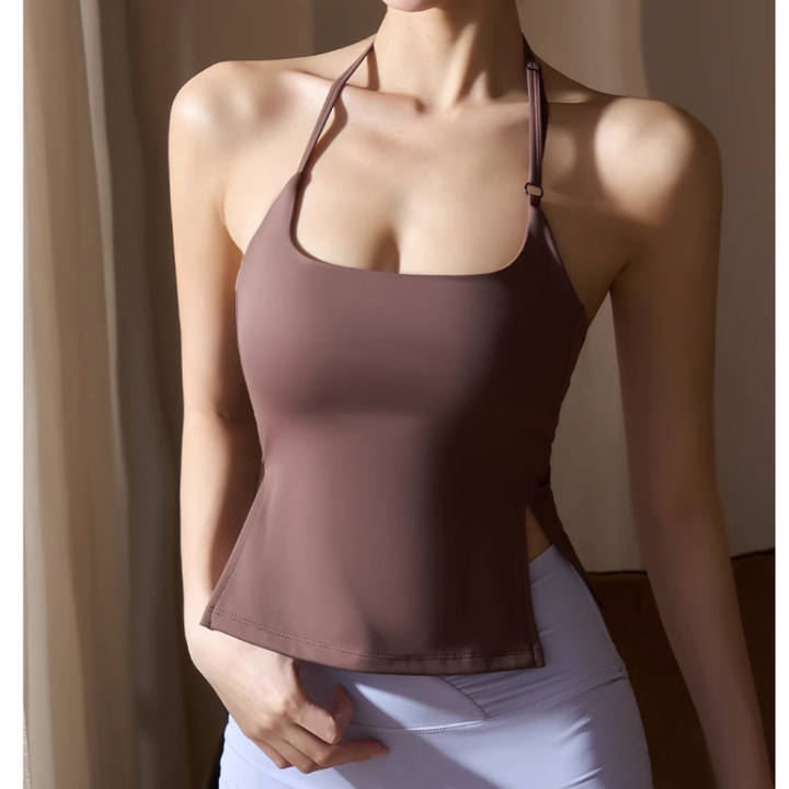 VUOTI Yoga Pilates Opening Fitted Sports Bra