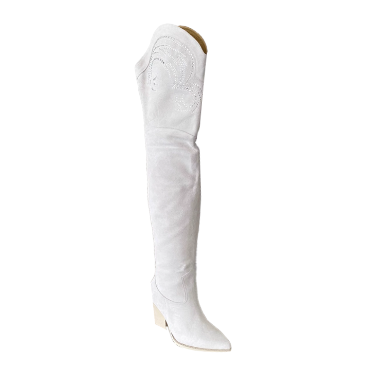 VUSON Diamante Over The Knee Boots