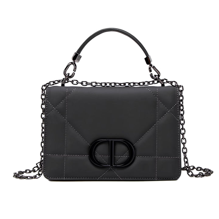 VUSTE Metal Lock Quilted Cross Body Bag