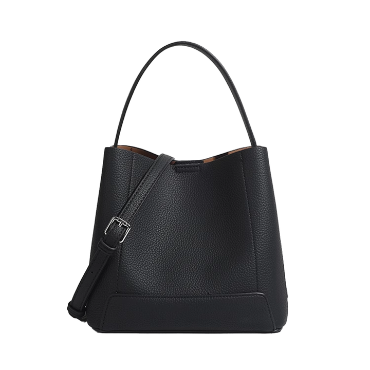 VUTBI Leather Bucket Bag