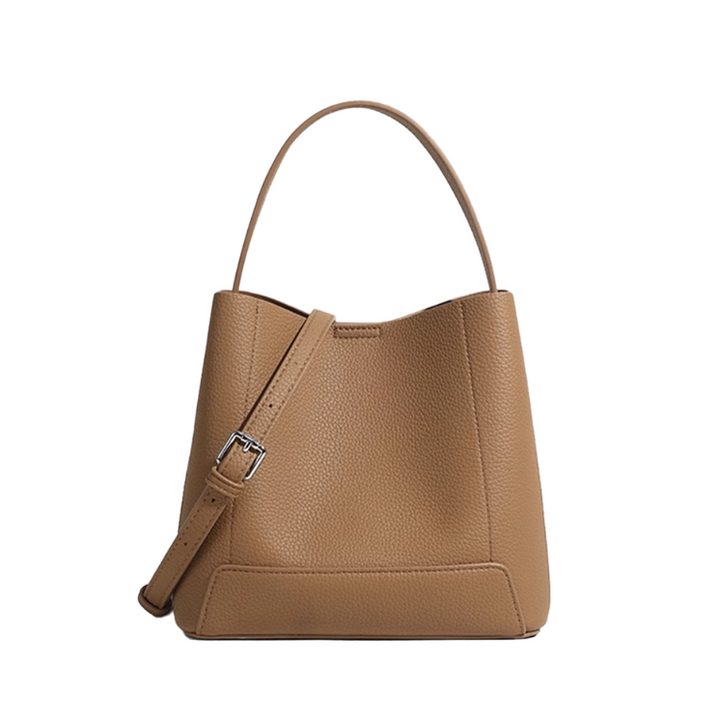 VUTBI Leather Bucket Bag