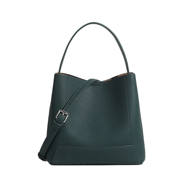 VUTBI Leather Bucket Bag