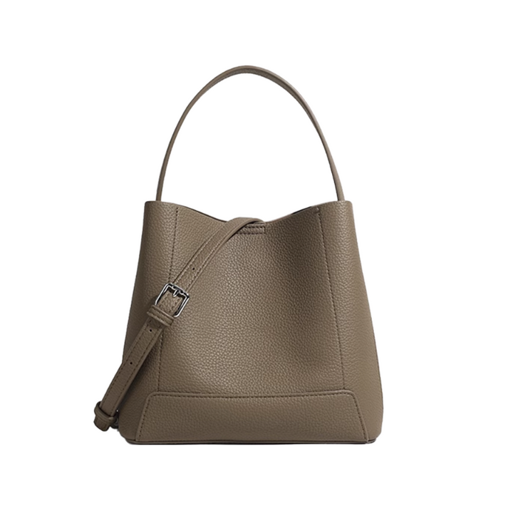 VUTBI Leather Bucket Bag