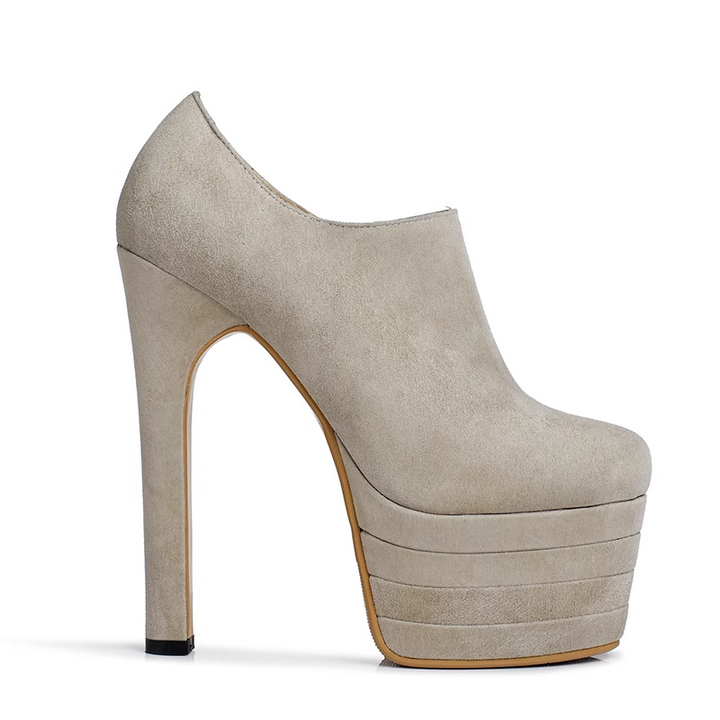 VUTGA Suede Platform High Heels
