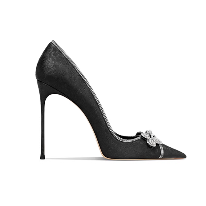 VUTRI Diamante Stiletto Heel Pumps - 10cm