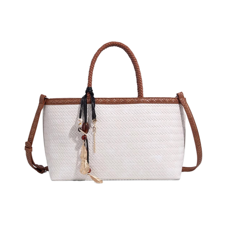 VUSTI Braided Oversized Tote Bag
