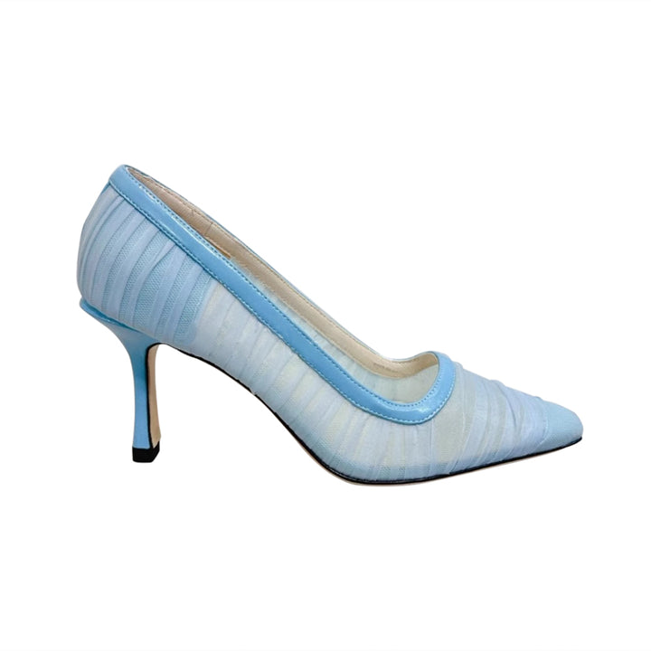 WELVI Mesh High Heel Pumps
