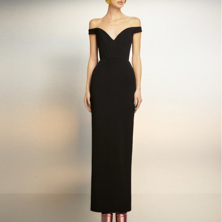 XAVRI Off-Shoulder Evening Dress Gown