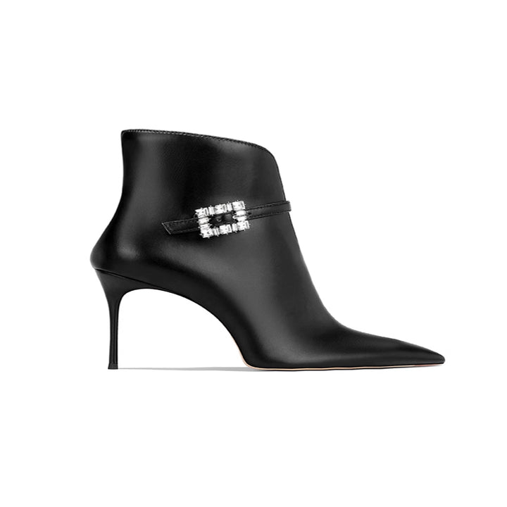 XOJIA Diamante Ankle Boots - 6cm