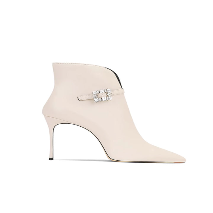 XOJIA Diamante Ankle Boots - 6cm