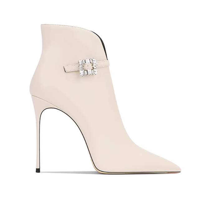 XOJIA Diamante Ankle Boots