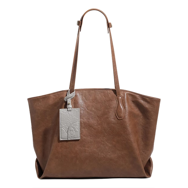 XUTHA Leather Oversized Tote Bag