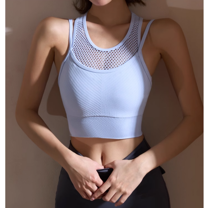 YOLDA Yoga Pilates Cut Out Fitted Sports Bra