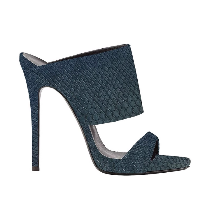 ZAVRU Braided Leather Mules Sandals