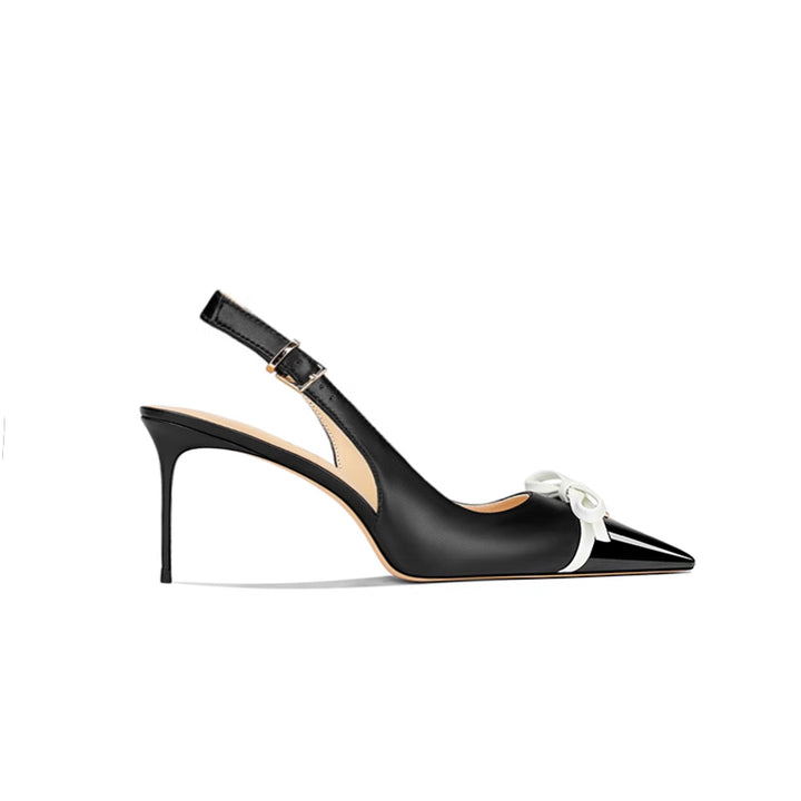 ZEVCO Bow Mid Heel Sandals - 6cm