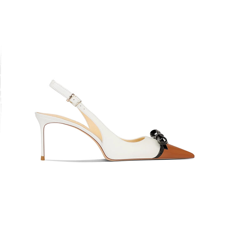 ZEVCO Bow Mid Heel Sandals - 6cm