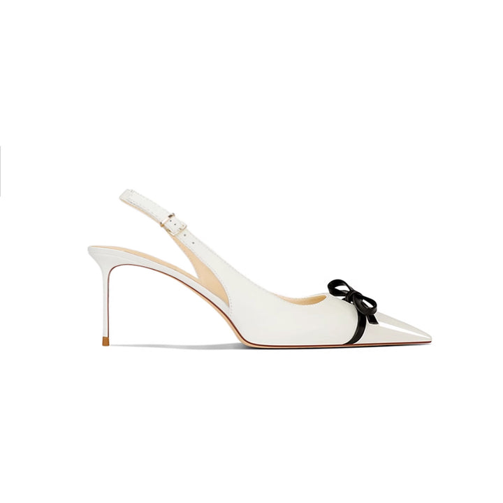 ZEVCO Bow Mid Heel Sandals - 6cm