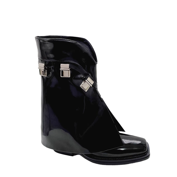 ZIDEM Lock Details Ankle Boots