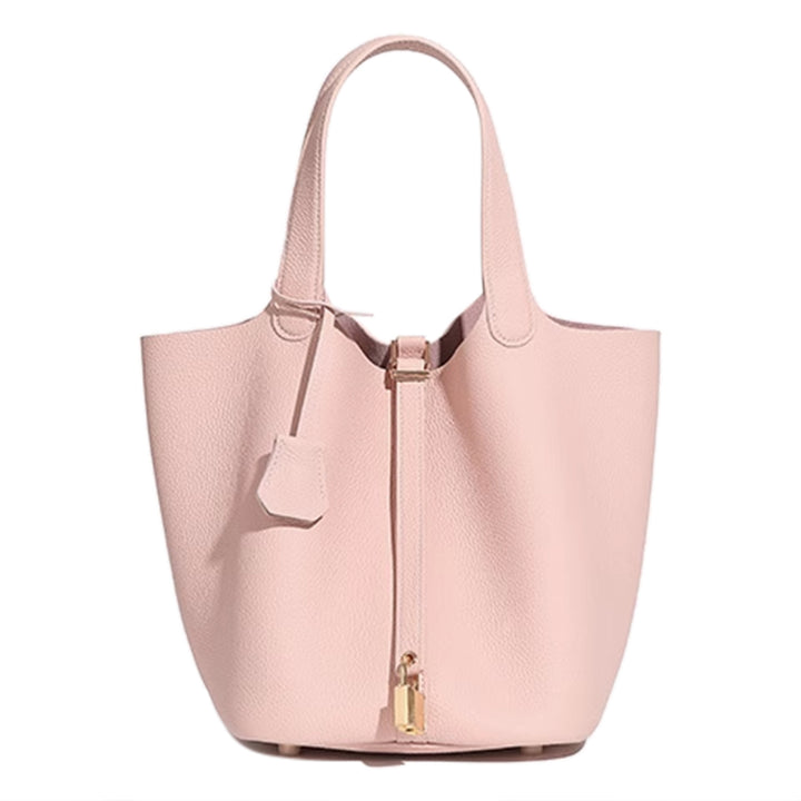 ZOVRI Leather Bucket Bag