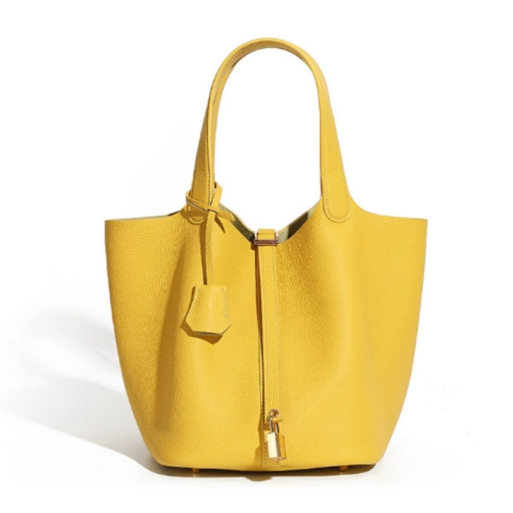 ZOVRI Leather Bucket Bag