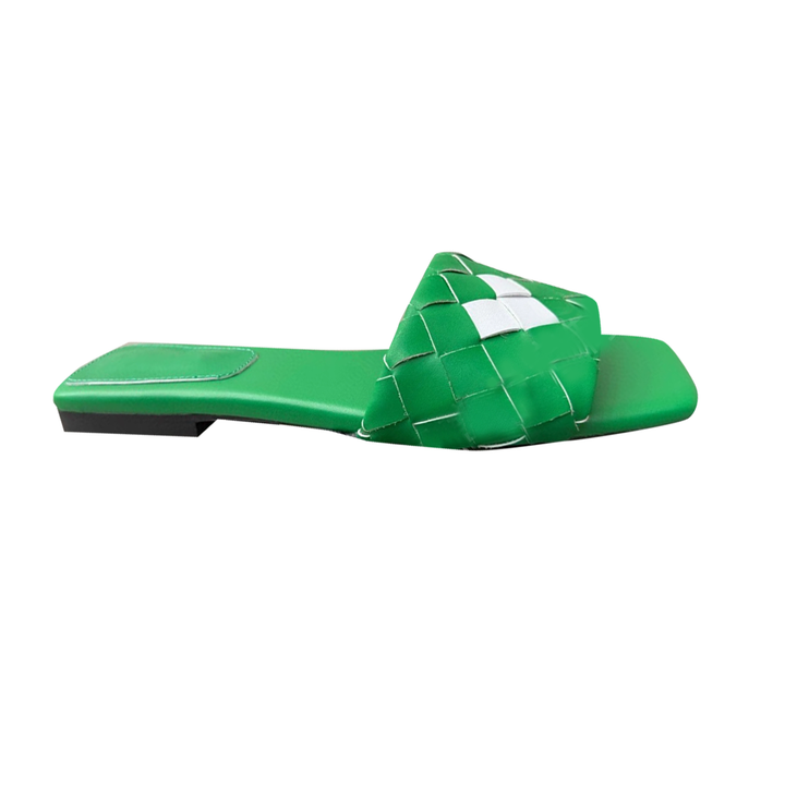 ZOVSE Heart Braided Slippers Slides