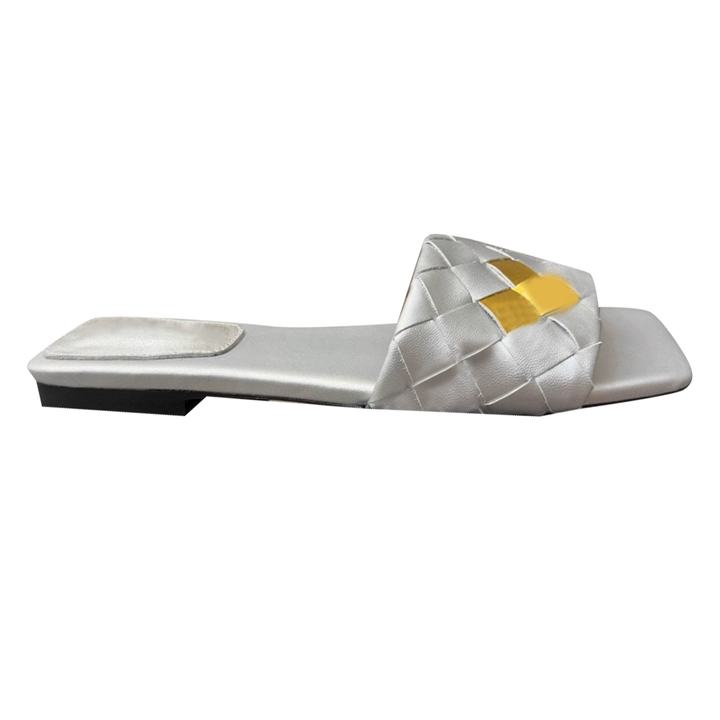ZOVSE Heart Braided Slippers Slides
